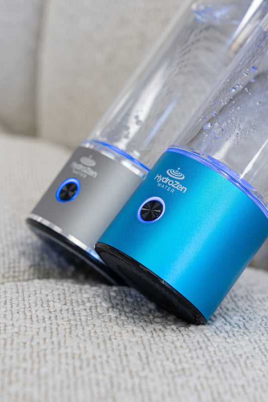Additional hydrogen water benefits demonstration with HydroZen water bottle
